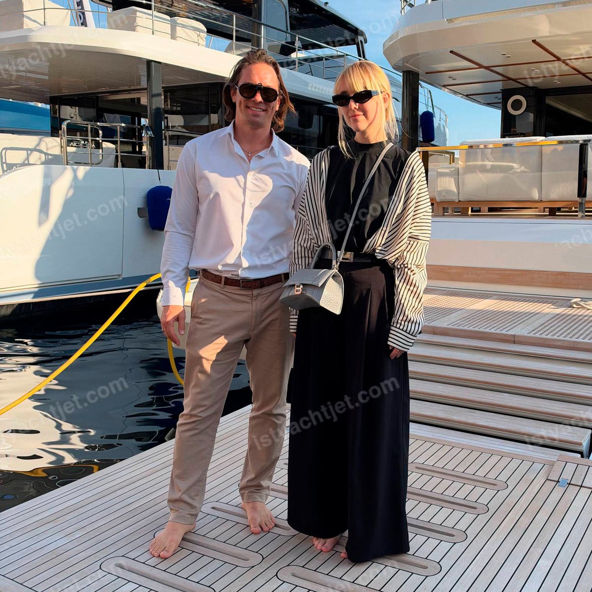 Timur Igamnazarov وSofia Bux في IST Yacht & Jet